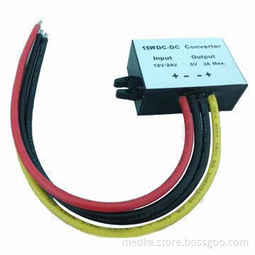 LED DC-DC Power Converter, 24 to 5, 12 to 5V DC, 8A with CE Mark